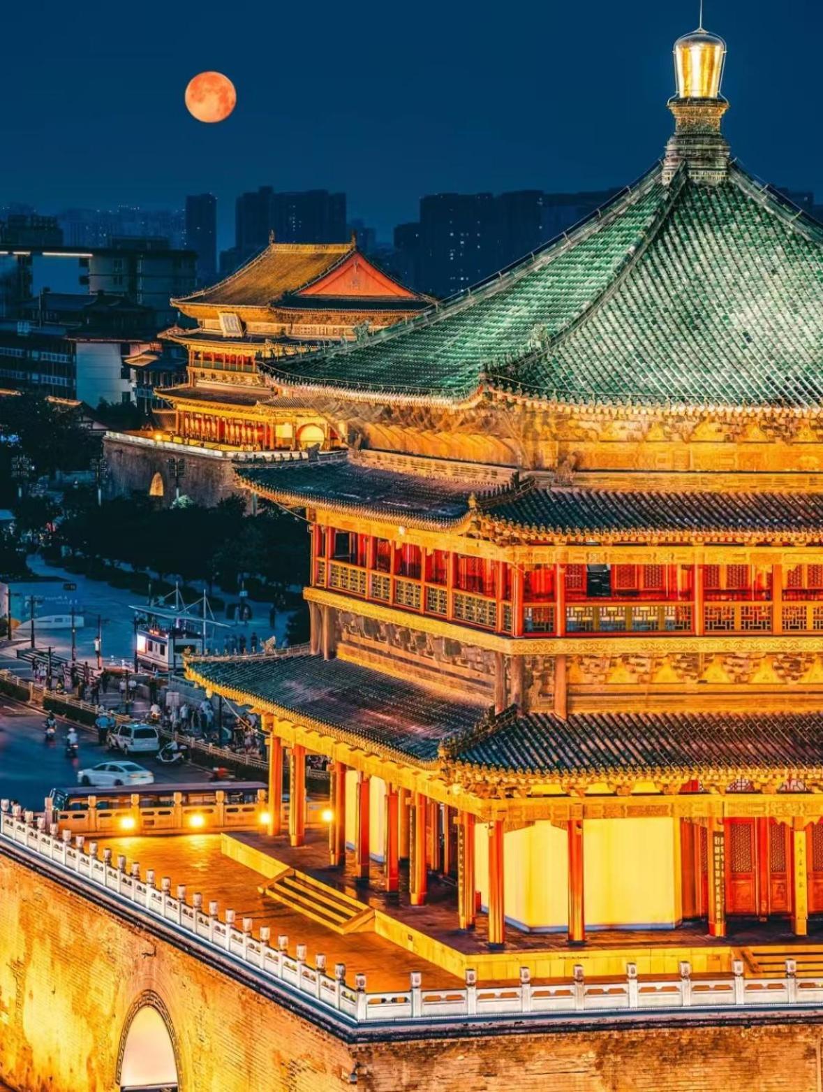 Honglu Garden Hotel Xi'An Bell And Drum Tower Huimin Street Store Bagian luar foto